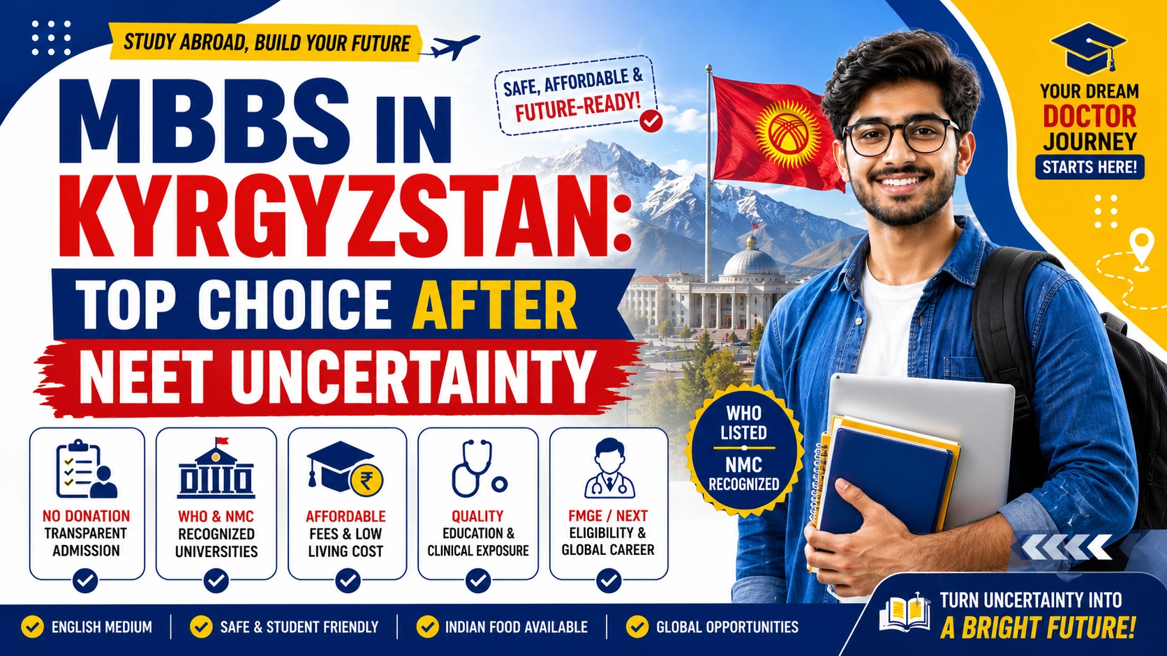 MBBS in Kyrgyzstan: Top Choice After NEET Uncertainty